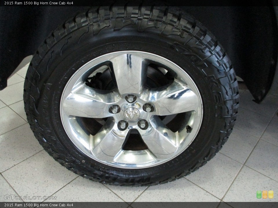 2015 Ram 1500 Big Horn Crew Cab 4x4 Wheel and Tire Photo #142141351