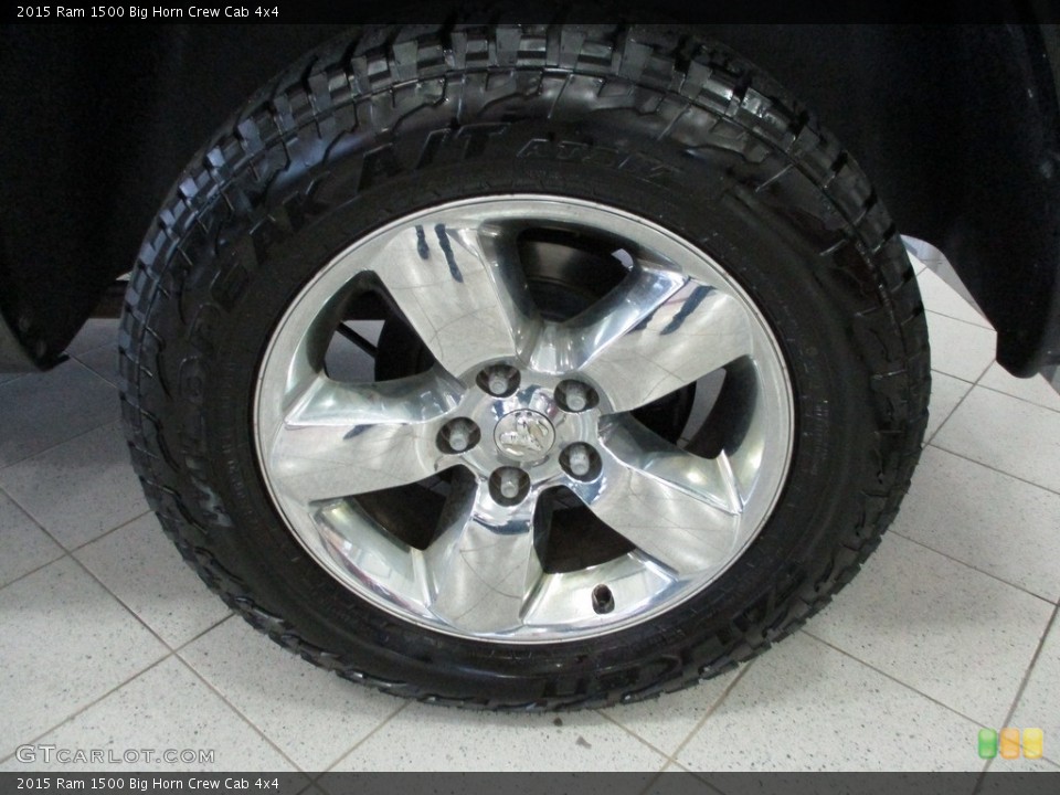 2015 Ram 1500 Big Horn Crew Cab 4x4 Wheel and Tire Photo #142141498