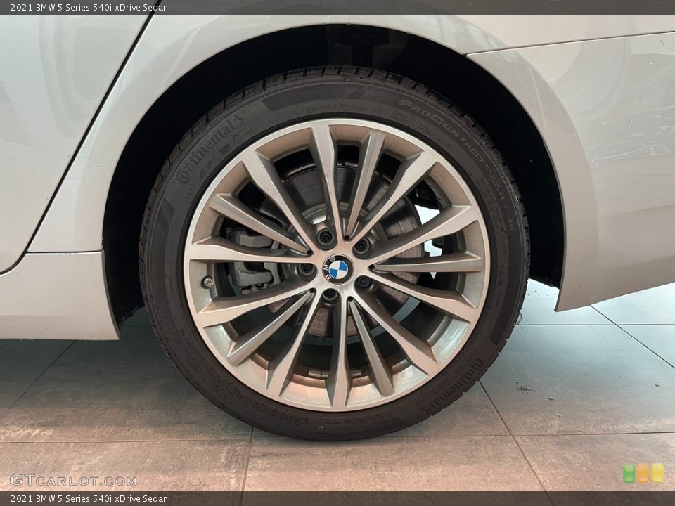 2021 BMW 5 Series 540i xDrive Sedan Wheel and Tire Photo #142145518