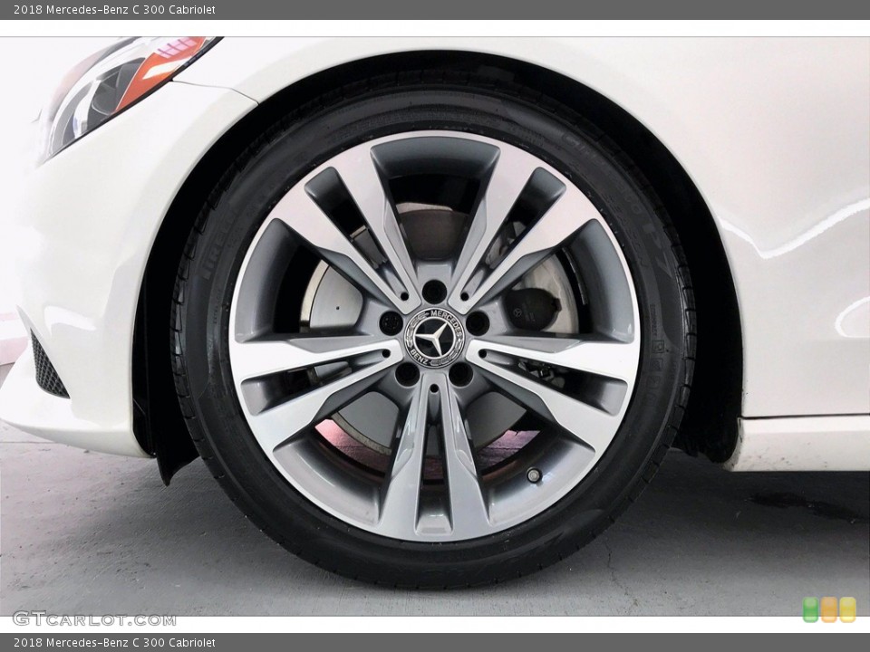 2018 Mercedes-Benz C 300 Cabriolet Wheel and Tire Photo #142150994