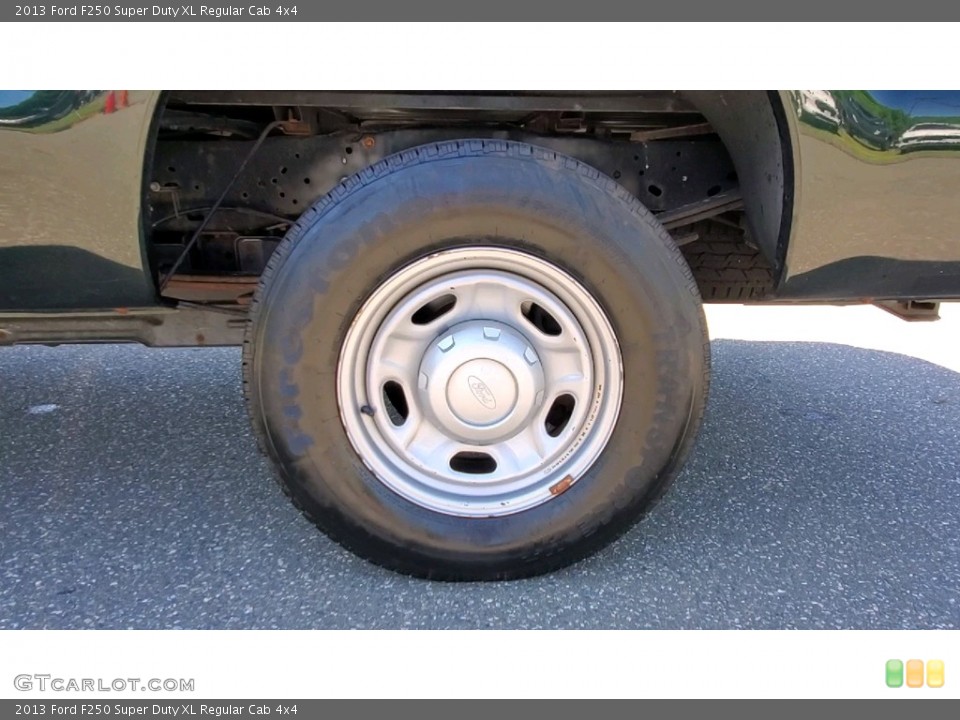 2013 Ford F250 Super Duty XL Regular Cab 4x4 Wheel and Tire Photo #142162463