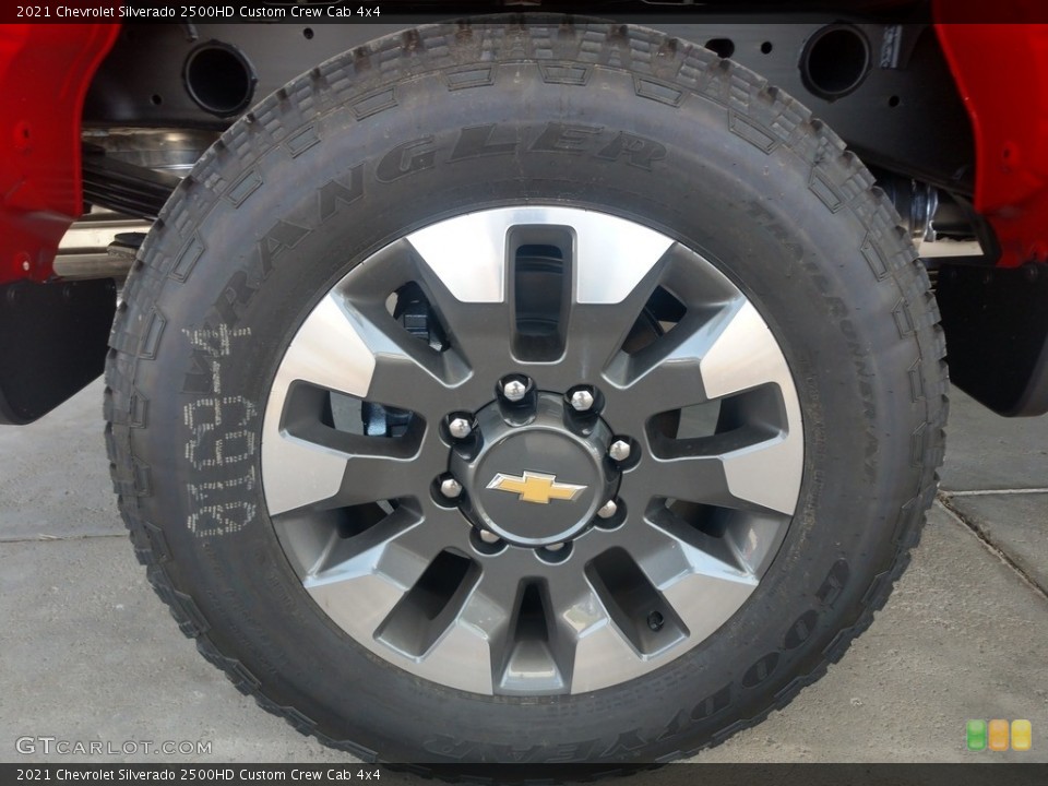 2021 Chevrolet Silverado 2500HD Custom Crew Cab 4x4 Wheel and Tire Photo #142198825