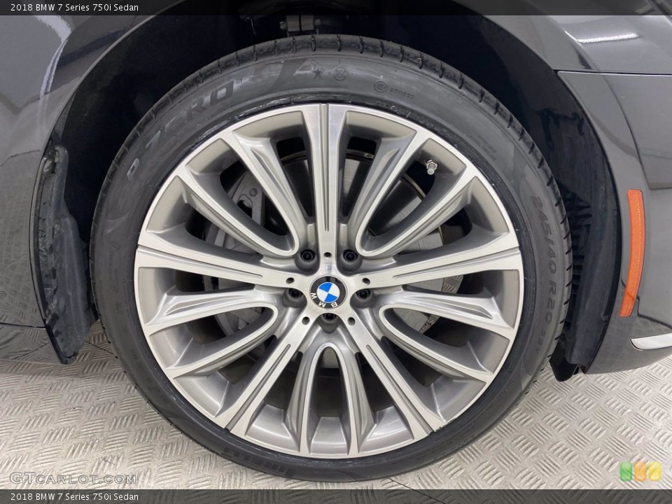 2018 BMW 7 Series 750i Sedan Wheel and Tire Photo #142216813