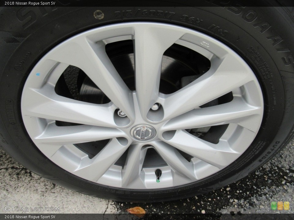2018 Nissan Rogue Sport SV Wheel and Tire Photo #142221861