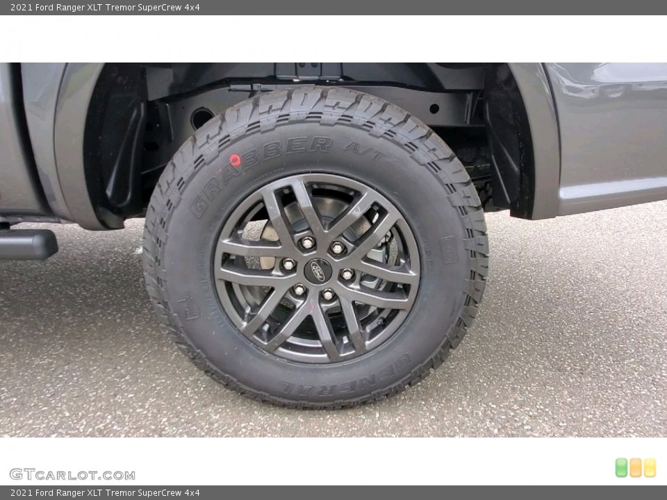 2021 Ford Ranger XLT Tremor SuperCrew 4x4 Wheel and Tire Photo #142223705