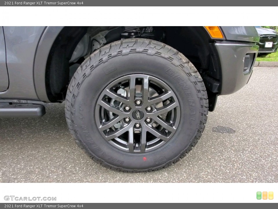 2021 Ford Ranger XLT Tremor SuperCrew 4x4 Wheel and Tire Photo #142223861