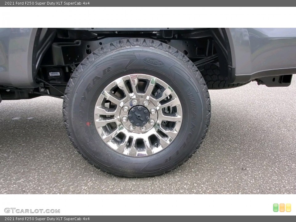 2021 Ford F250 Super Duty XLT SuperCab 4x4 Wheel and Tire Photo #142224314