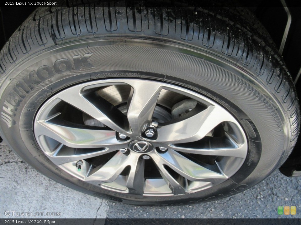 2015 Lexus NX 200t F Sport Wheel and Tire Photo #142224780