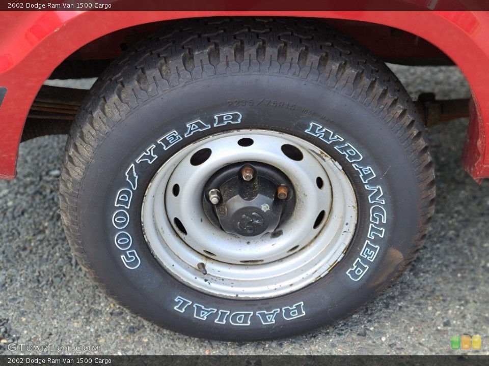 2002 Dodge Ram Van 1500 Cargo Wheel and Tire Photo #142233644