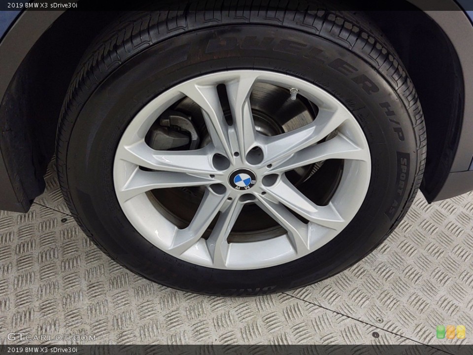 2019 BMW X3 sDrive30i Wheel and Tire Photo #142239086