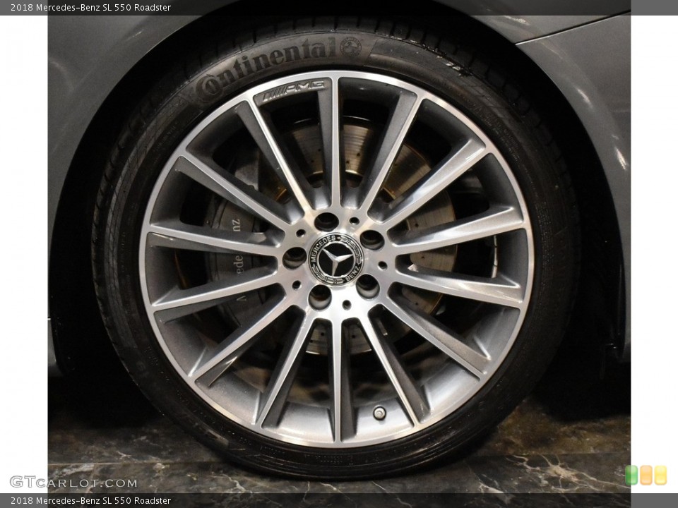 2018 Mercedes-Benz SL 550 Roadster Wheel and Tire Photo #142250584