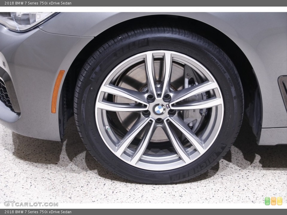 2018 BMW 7 Series 750i xDrive Sedan Wheel and Tire Photo #142256093