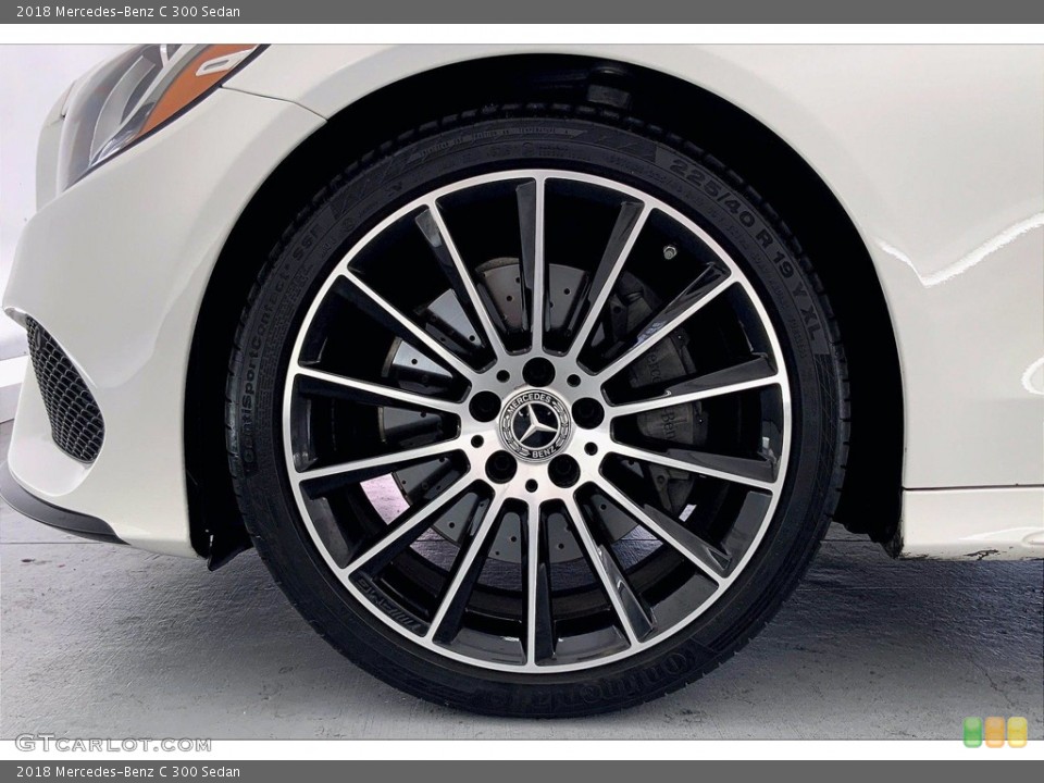 2018 Mercedes-Benz C 300 Sedan Wheel and Tire Photo #142263677