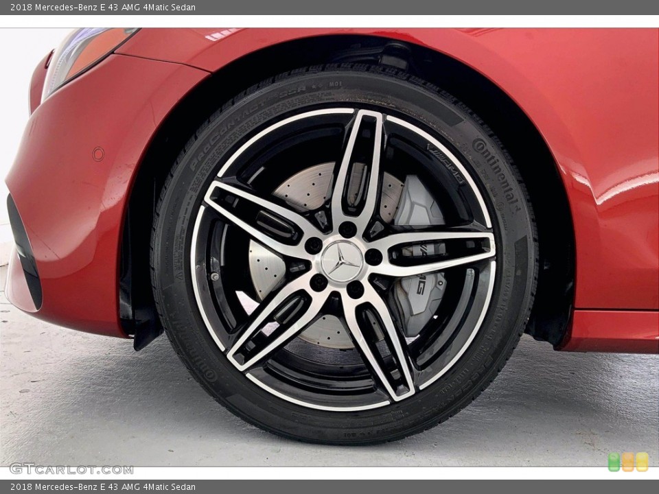 2018 Mercedes-Benz E 43 AMG 4Matic Sedan Wheel and Tire Photo #142263986