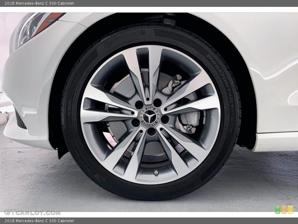 2018 Mercedes-Benz C 300 Cabriolet Wheel and Tire Photo #142264618