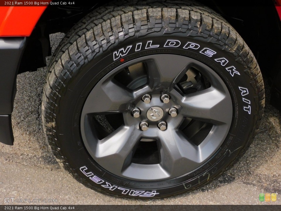 2021 Ram 1500 Big Horn Quad Cab 4x4 Wheel and Tire Photo #142271056