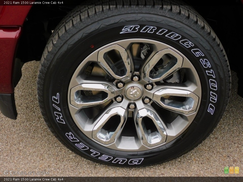 2021 Ram 1500 Laramie Crew Cab 4x4 Wheel and Tire Photo #142273336