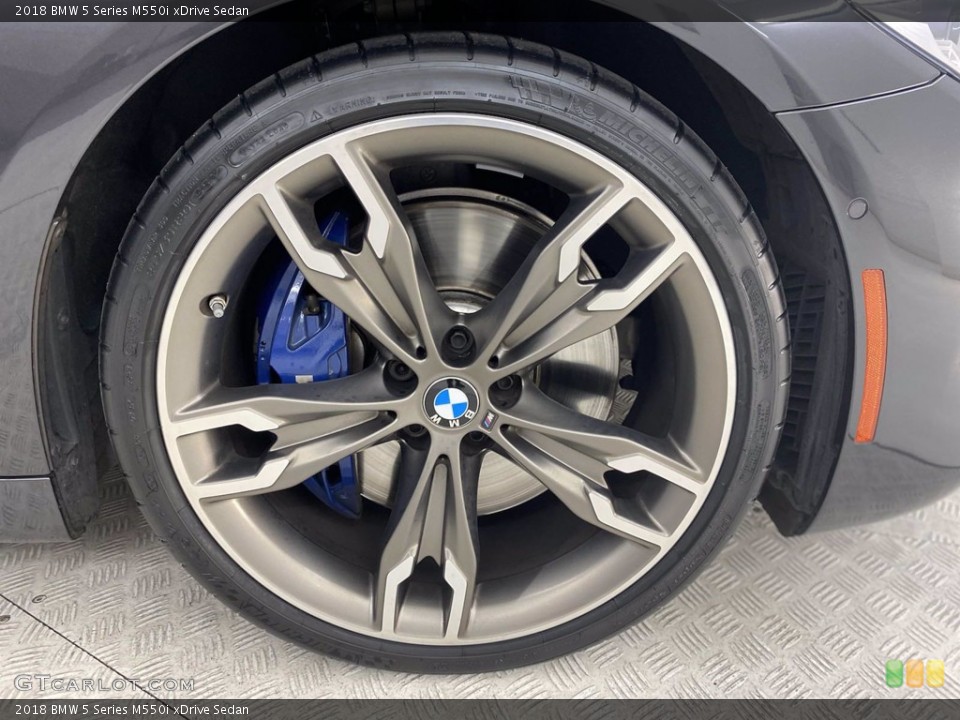 2018 BMW 5 Series M550i xDrive Sedan Wheel and Tire Photo #142275568