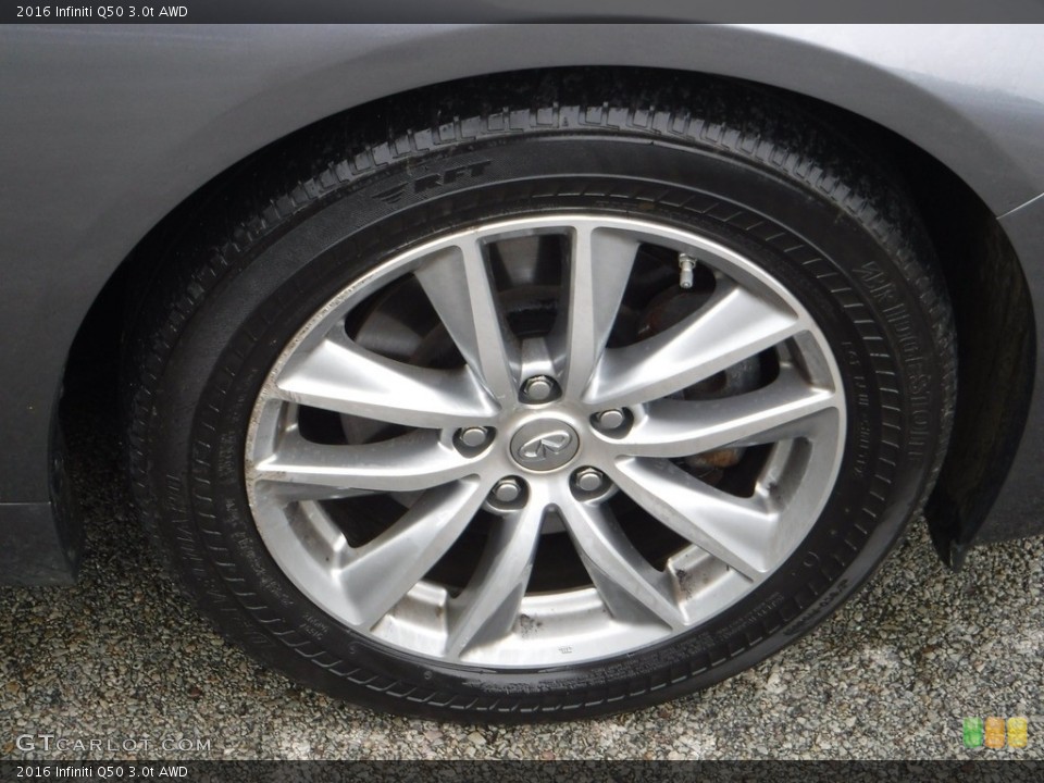 2016 Infiniti Q50 3.0t AWD Wheel and Tire Photo #142292772