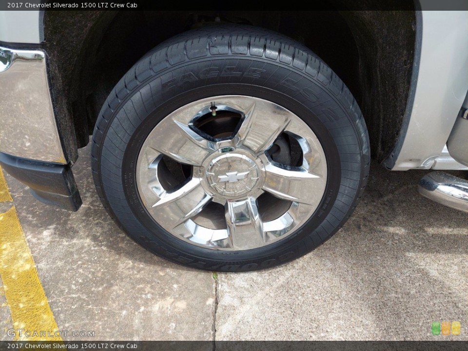 2017 Chevrolet Silverado 1500 LTZ Crew Cab Wheel and Tire Photo #142320556