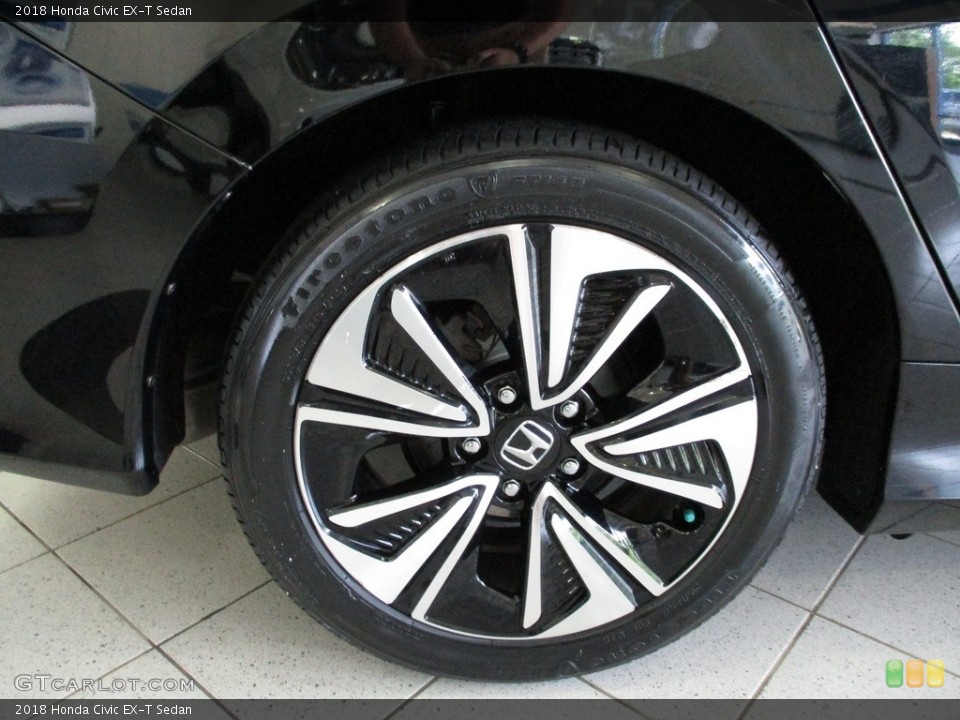 2018 Honda Civic EX-T Sedan Wheel and Tire Photo #142332628