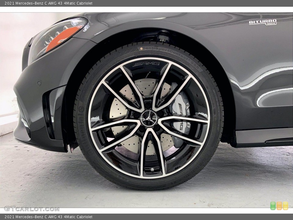 2021 Mercedes-Benz C AMG 43 4Matic Cabriolet Wheel and Tire Photo #142346398