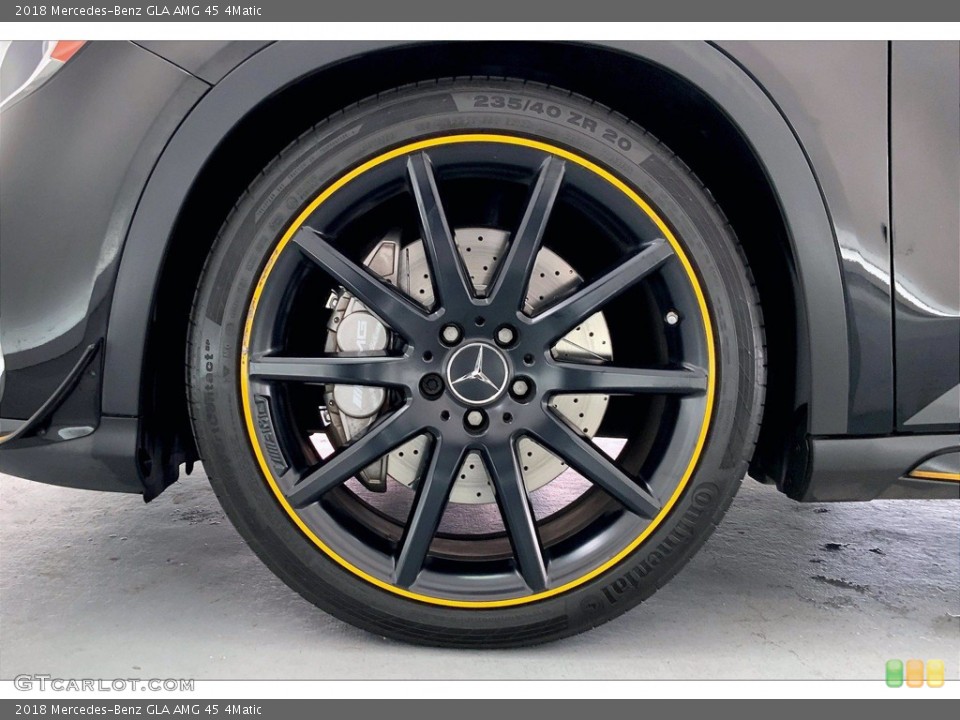 2018 Mercedes-Benz GLA AMG 45 4Matic Wheel and Tire Photo #142373743