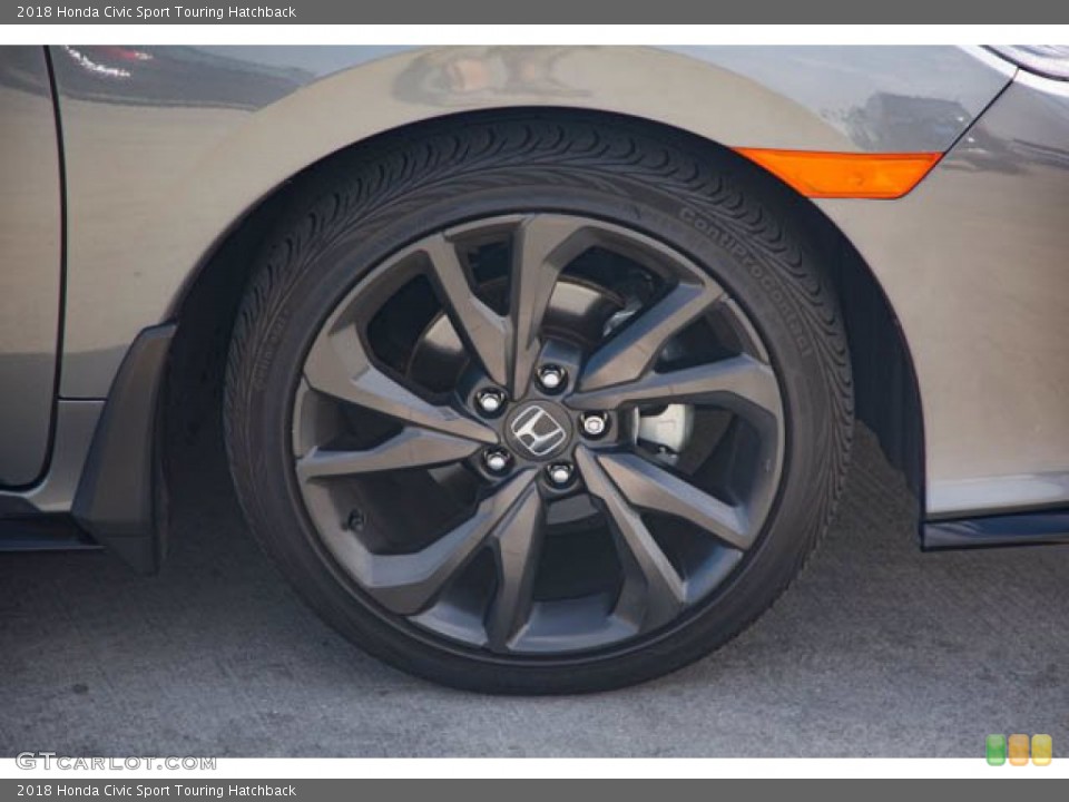2018 Honda Civic Sport Touring Hatchback Wheel and Tire Photo #142391970