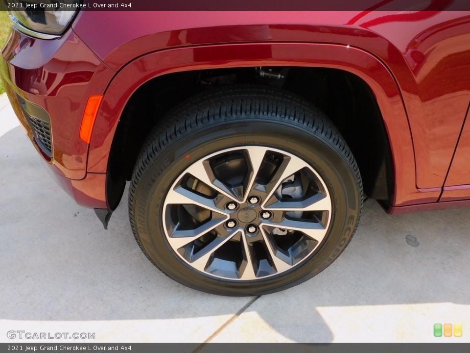 2021 Jeep Grand Cherokee L Overland 4x4 Wheel and Tire Photo #142394448