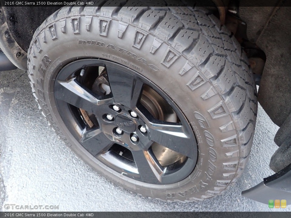 2016 GMC Sierra 1500 Elevation Double Cab 4WD Wheel and Tire Photo #142396971