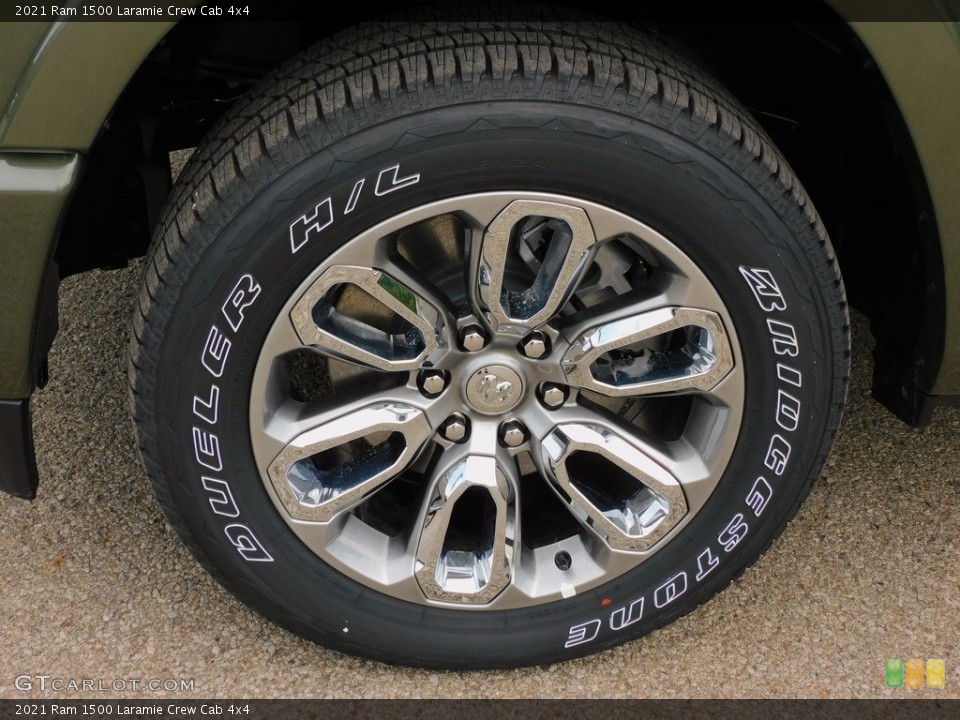 2021 Ram 1500 Laramie Crew Cab 4x4 Wheel and Tire Photo #142399104