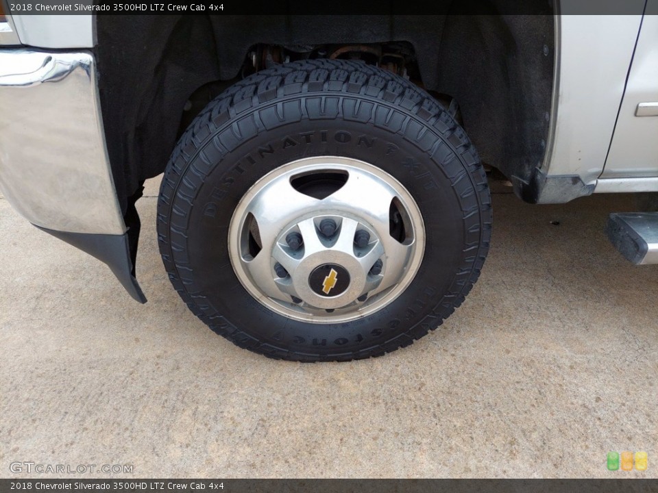 2018 Chevrolet Silverado 3500HD LTZ Crew Cab 4x4 Wheel and Tire Photo #142416661