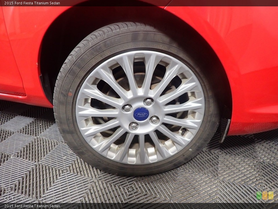 2015 Ford Fiesta Titanium Sedan Wheel and Tire Photo #142420573
