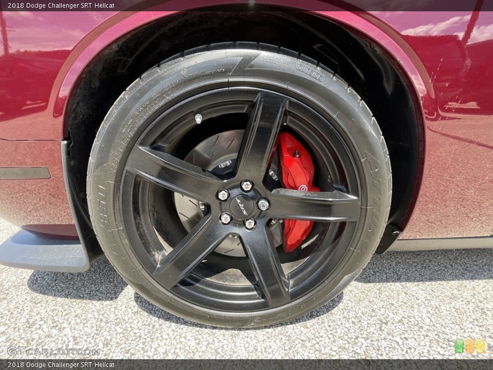 2018 Dodge Challenger SRT Hellcat Wheel and Tire Photo #142435710