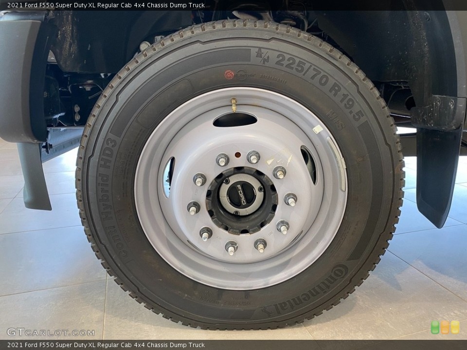 2021 Ford F550 Super Duty XL Regular Cab 4x4 Chassis Dump Truck Wheel and Tire Photo #142435887
