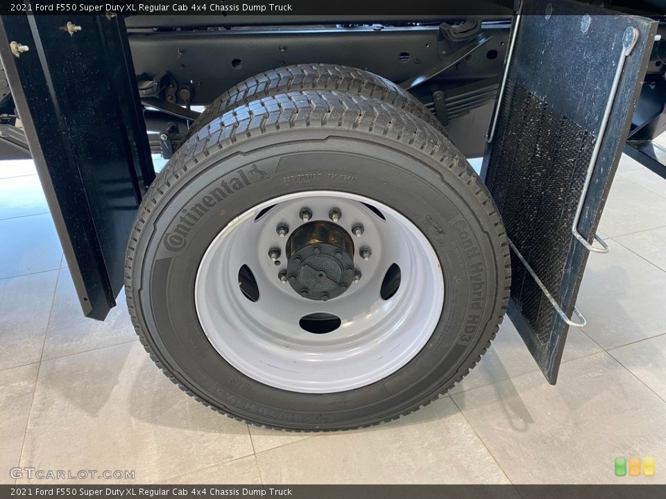 2021 Ford F550 Super Duty XL Regular Cab 4x4 Chassis Dump Truck Wheel and Tire Photo #142435914