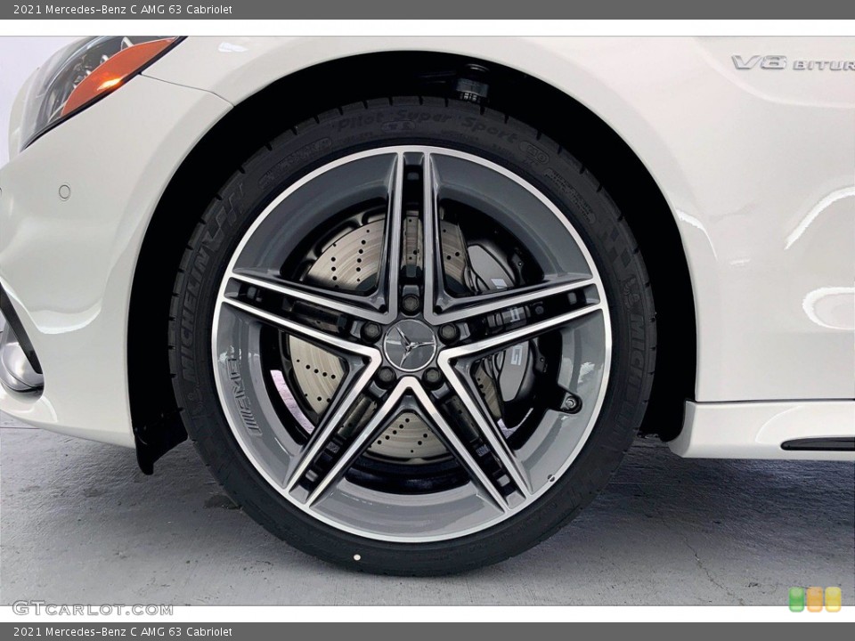2021 Mercedes-Benz C AMG 63 Cabriolet Wheel and Tire Photo #142448724