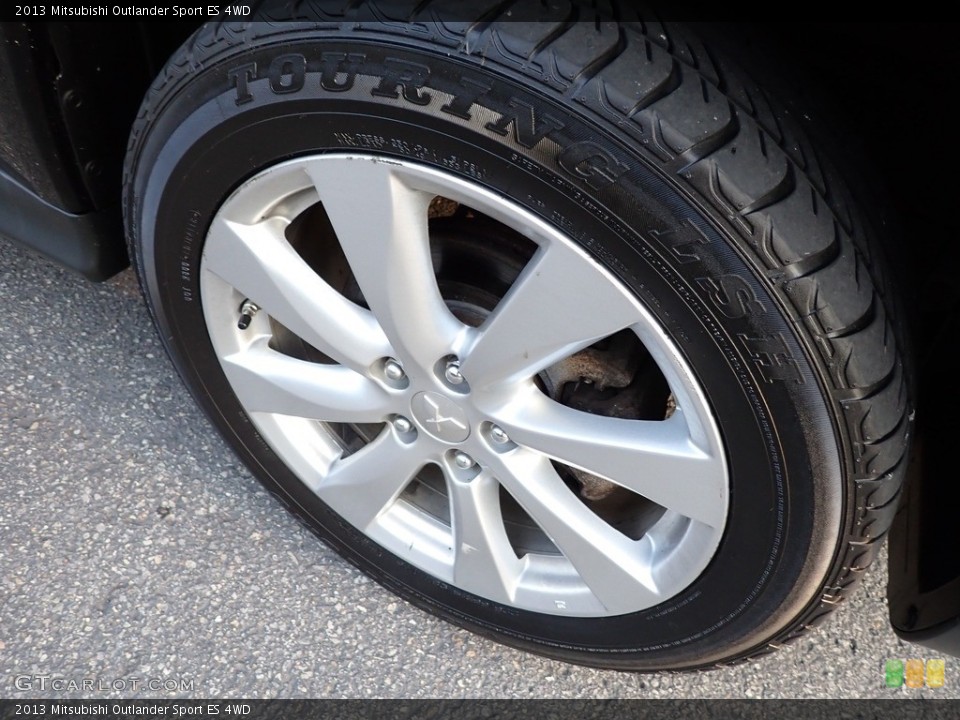 2013 Mitsubishi Outlander Sport ES 4WD Wheel and Tire Photo #142466276