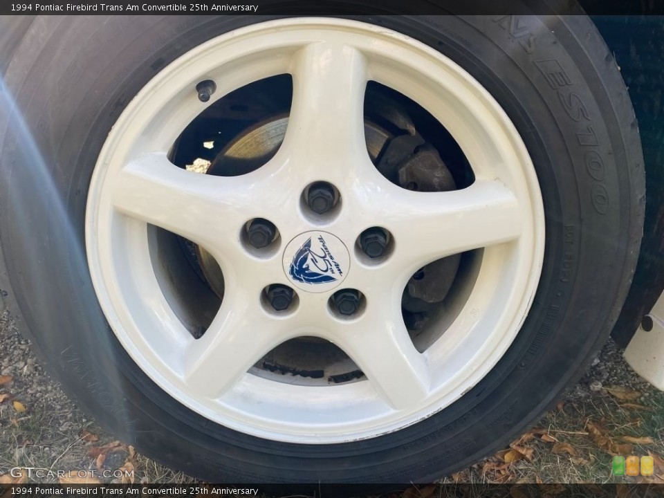 1994 Pontiac Firebird Trans Am Convertible 25th Anniversary Wheel and Tire Photo #142467665