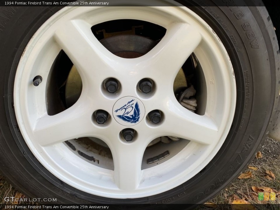 1994 Pontiac Firebird Trans Am Convertible 25th Anniversary Wheel and Tire Photo #142467689