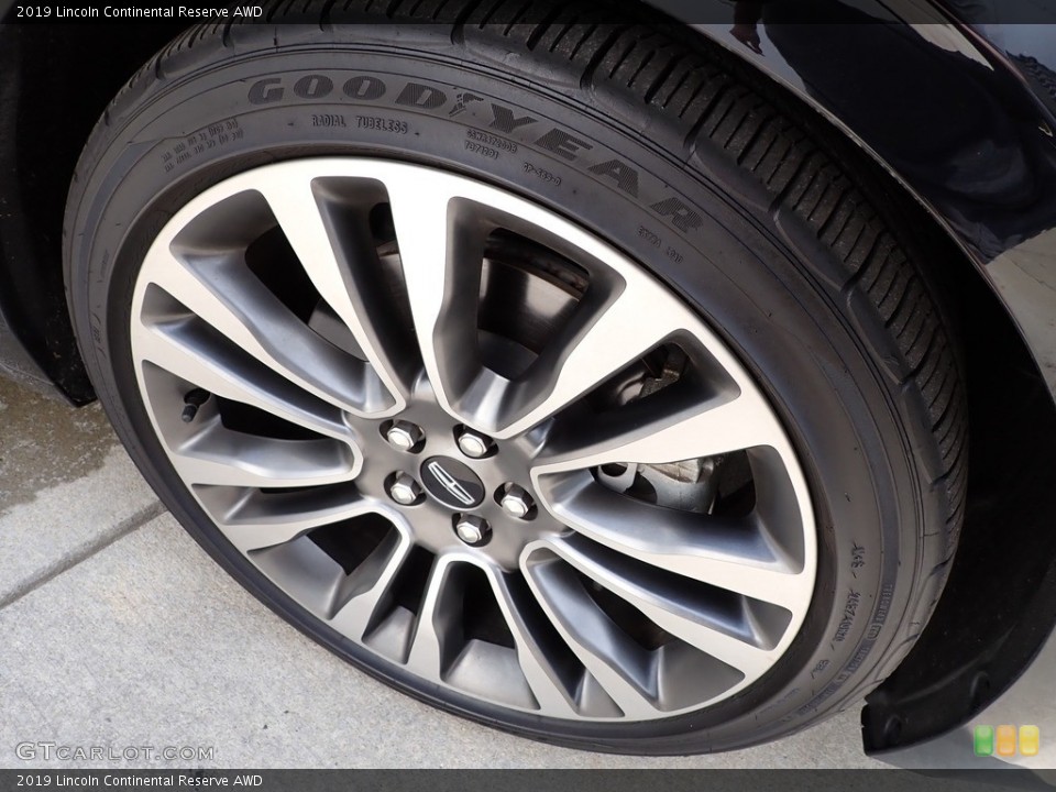 2019 Lincoln Continental Reserve AWD Wheel and Tire Photo #142469963