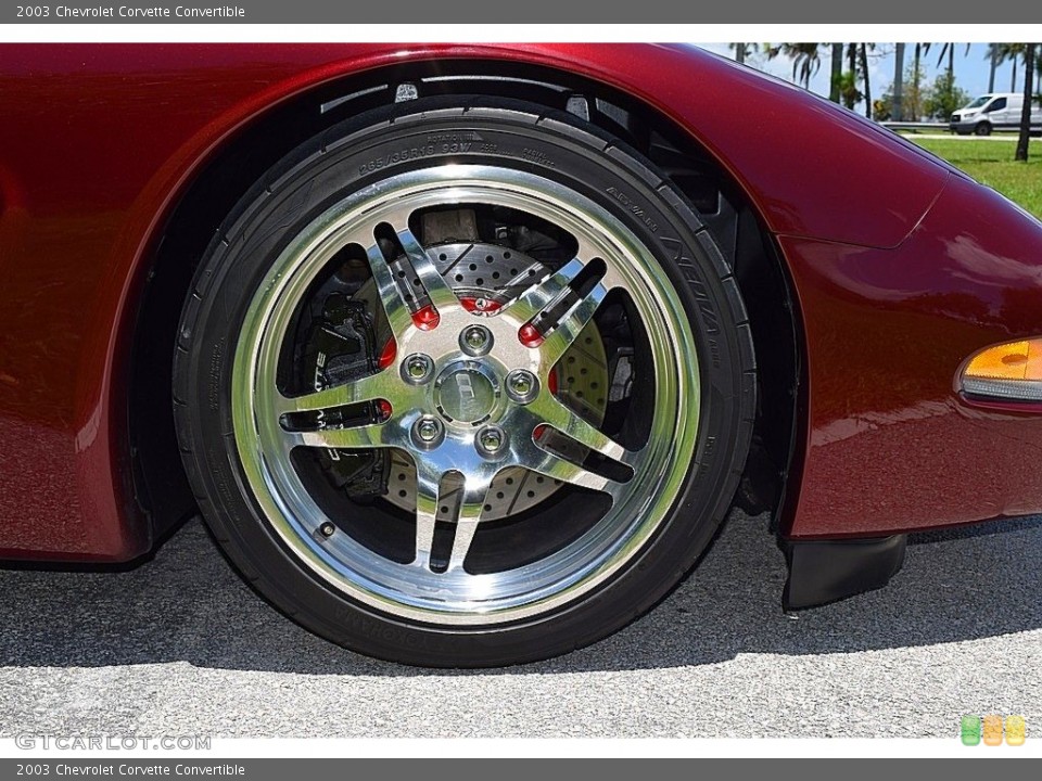 2003 Chevrolet Corvette Convertible Wheel and Tire Photo #142473186