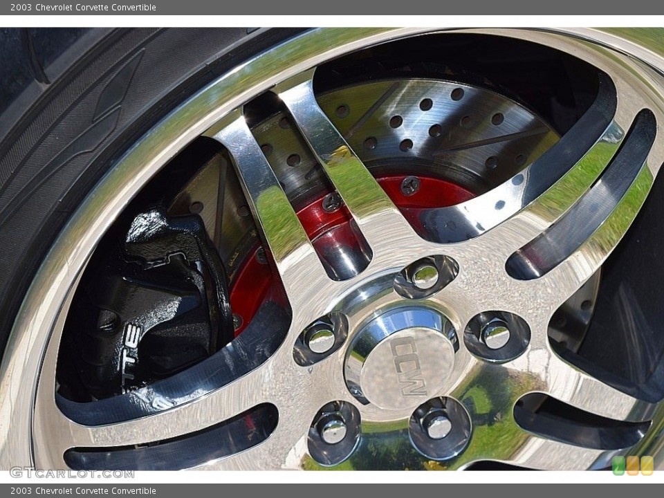 2003 Chevrolet Corvette Convertible Wheel and Tire Photo #142473210