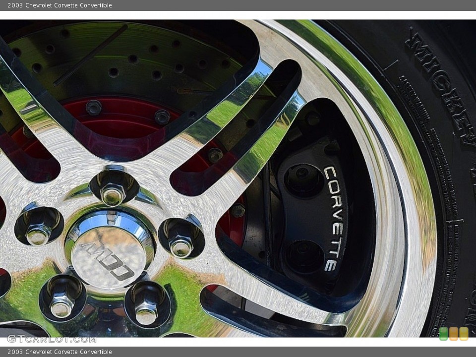 2003 Chevrolet Corvette Convertible Wheel and Tire Photo #142473249