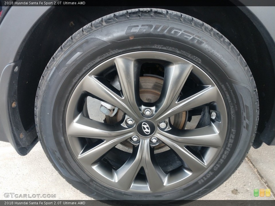 2018 Hyundai Santa Fe Sport 2.0T Ultimate AWD Wheel and Tire Photo #142503186
