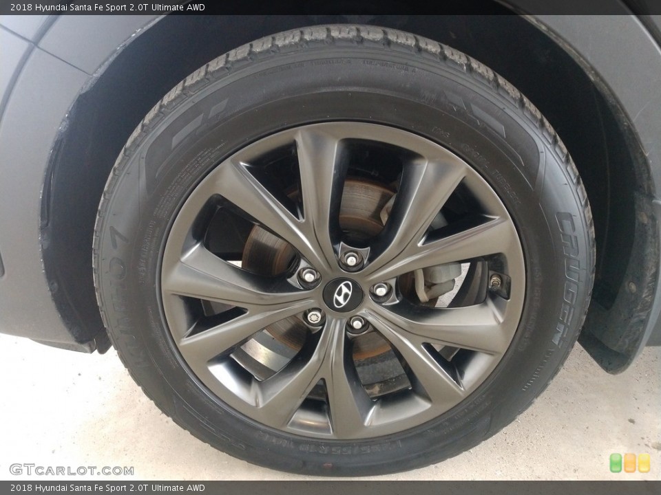 2018 Hyundai Santa Fe Sport 2.0T Ultimate AWD Wheel and Tire Photo #142503240