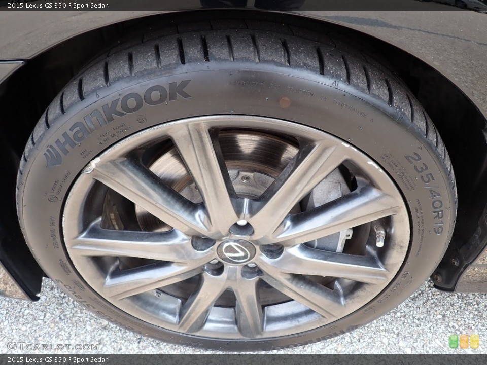 2015 Lexus GS 350 F Sport Sedan Wheel and Tire Photo #142509030