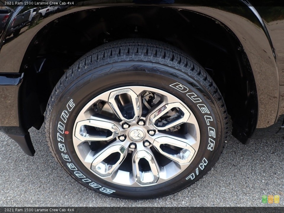 2021 Ram 1500 Laramie Crew Cab 4x4 Wheel and Tire Photo #142511673