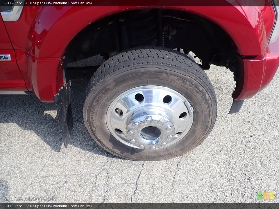 2019 Ford F450 Super Duty Platinum Crew Cab 4x4 Wheel and Tire Photo #142525845