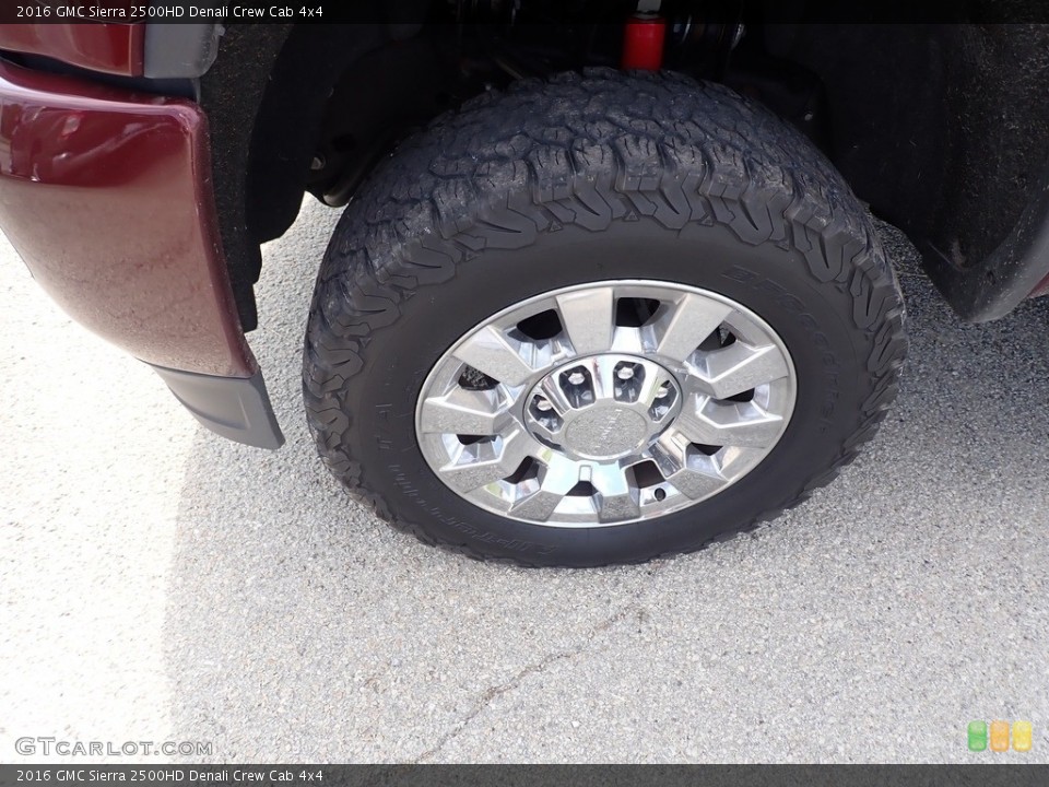 2016 GMC Sierra 2500HD Denali Crew Cab 4x4 Wheel and Tire Photo #142534603